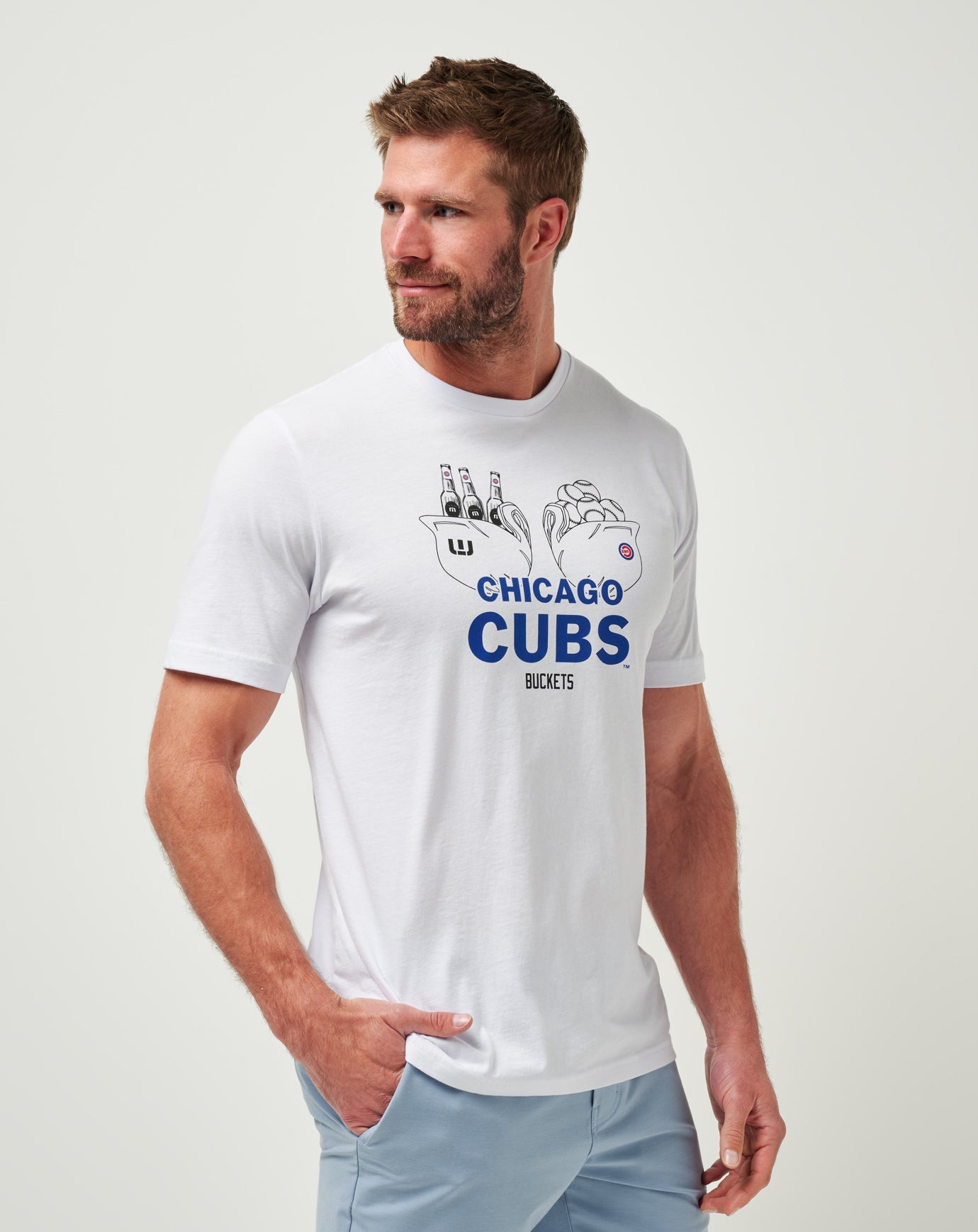 Chicago Cubs Strike One Tee| Travis Mathew