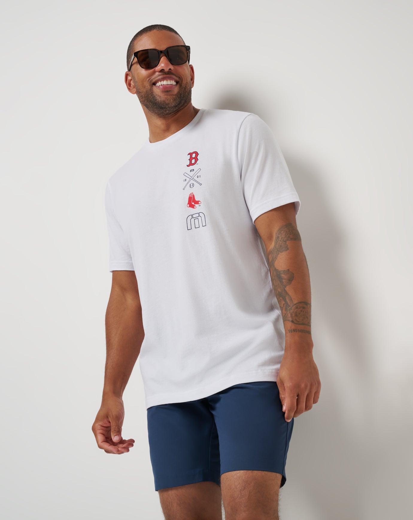 Boston Red Sox Sunset Slam 2.0 Tee| Travis Mathew