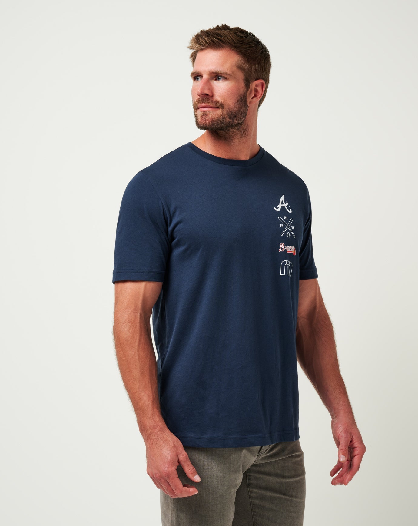 Atlanta Braves Sunset Slam Tee| Travis Mathew