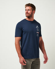 Atlanta Braves Sunset Slam Tee| Travis Mathew