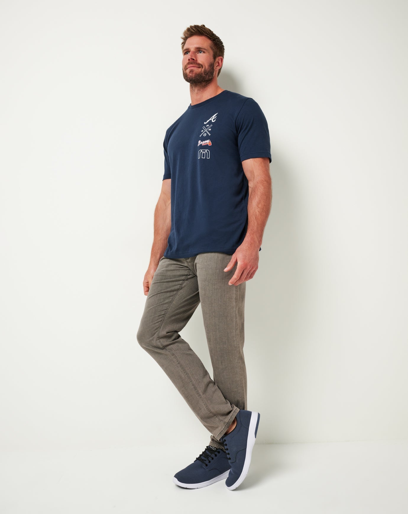 Atlanta Braves Sunset Slam Tee| Travis Mathew