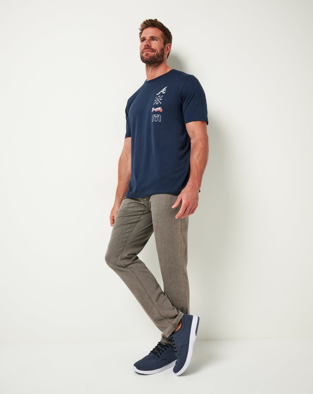 Atlanta Braves Sunset Slam Tee| Travis Mathew