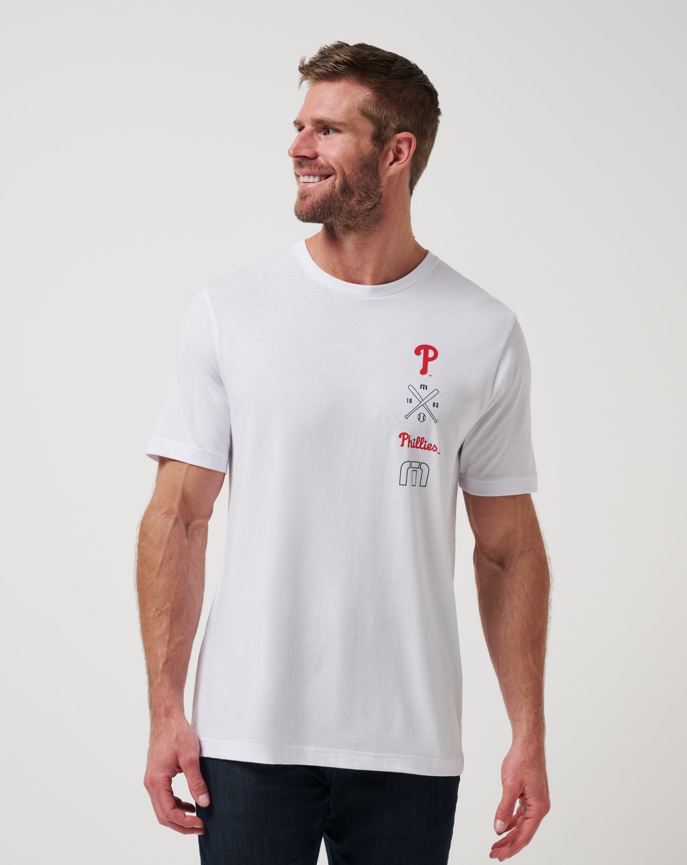 Philadelphia Phillies Sunset Slam 2.0 Tee| Travis Mathew
