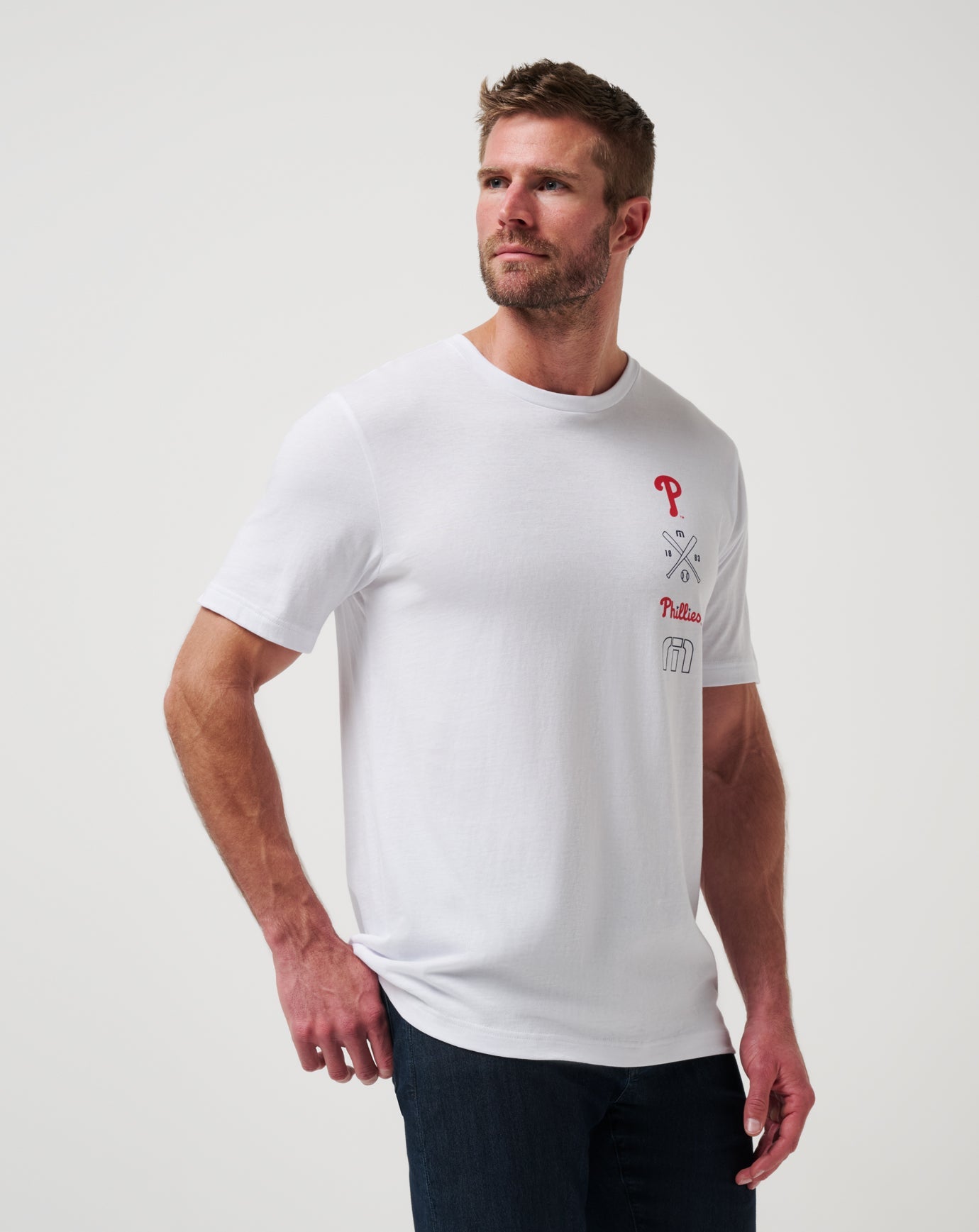 Philadelphia Phillies Sunset Slam 2.0 Tee| Travis Mathew