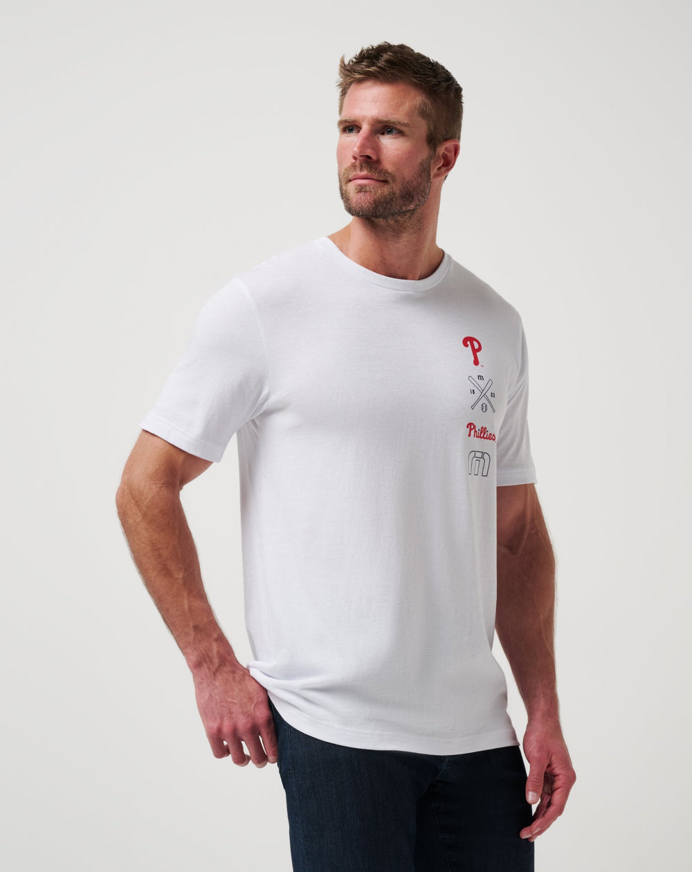 Philadelphia Phillies Sunset Slam 2.0 Tee| Travis Mathew