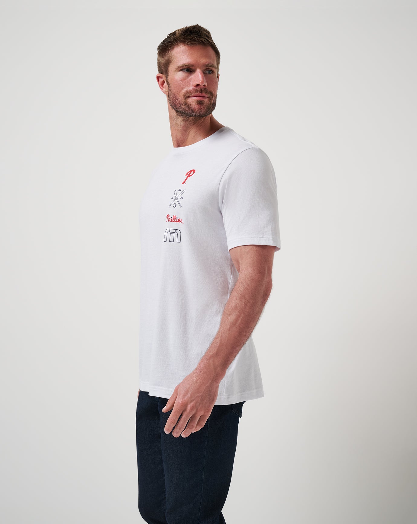 Philadelphia Phillies Sunset Slam 2.0 Tee| Travis Mathew