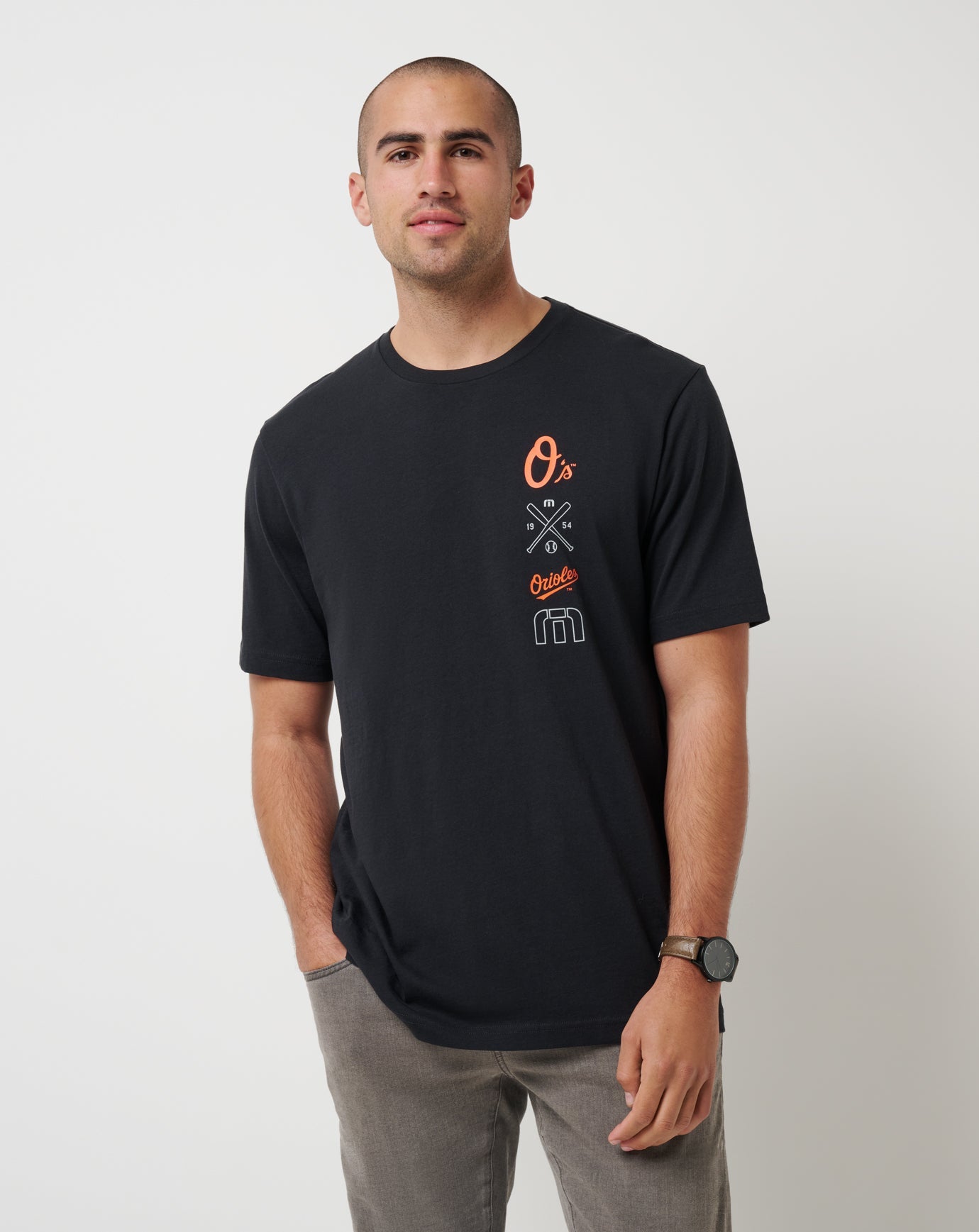 Baltimore Orioles Sunset Slam 2.0 Tee| Travis Mathew