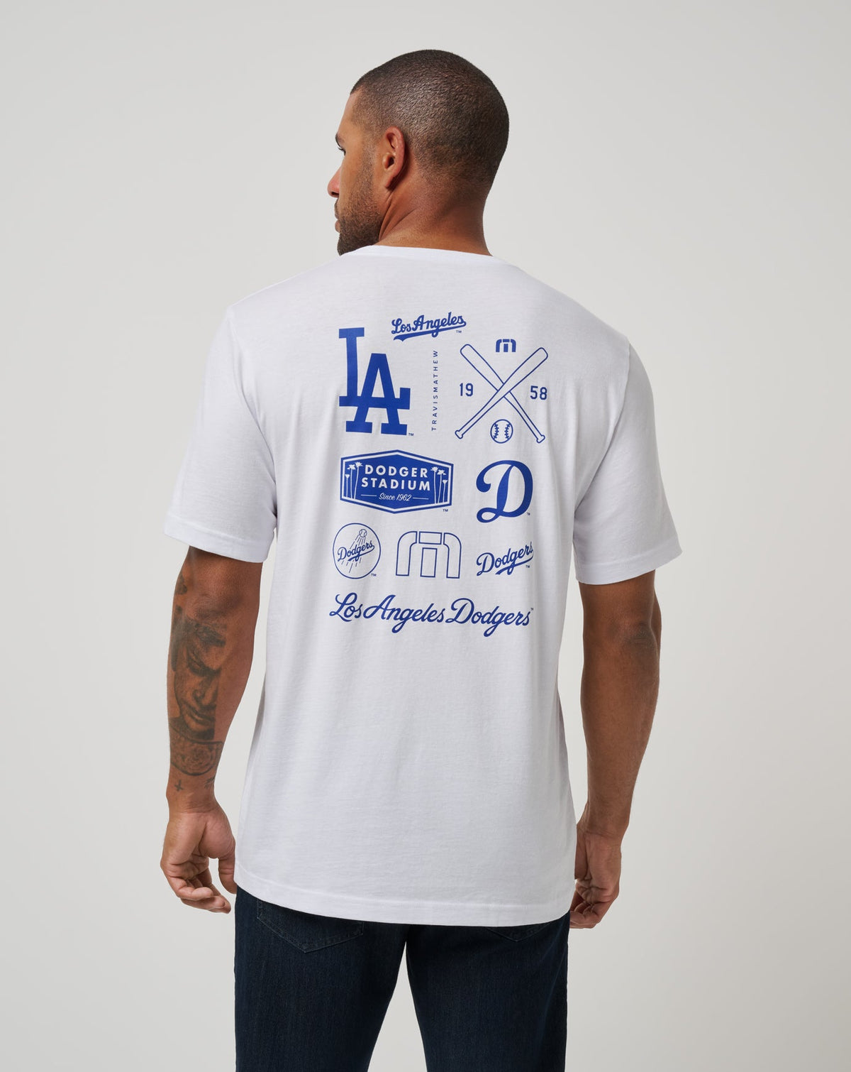 Los Angeles Dodgers Friendly Rivalry Tee| Travis Mathew
