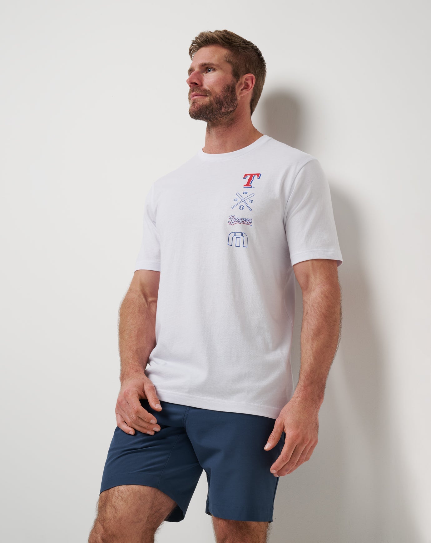 Texas Rangers Sunset Slam 2.0 Tee| Travis Mathew