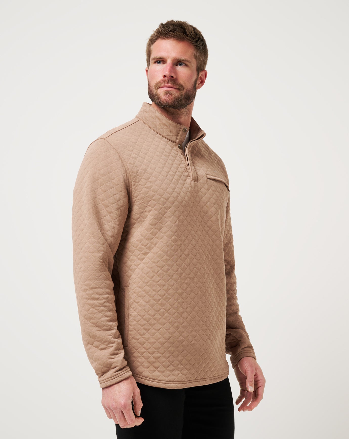 Transatlantic Quarter Zip| Travis Mathew