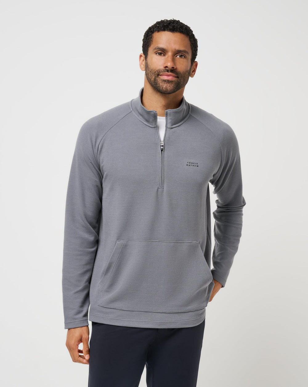 Performance Waffle Quarter Zip| Travis Mathew