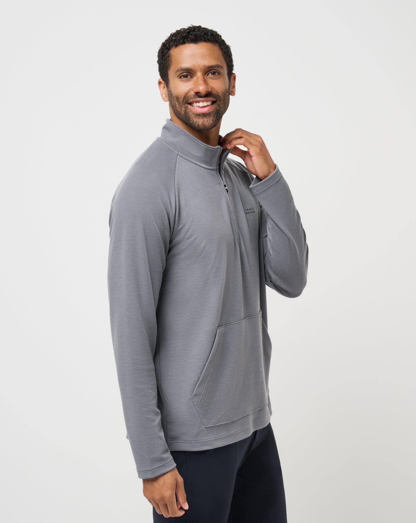 Performance Waffle Quarter Zip| Travis Mathew