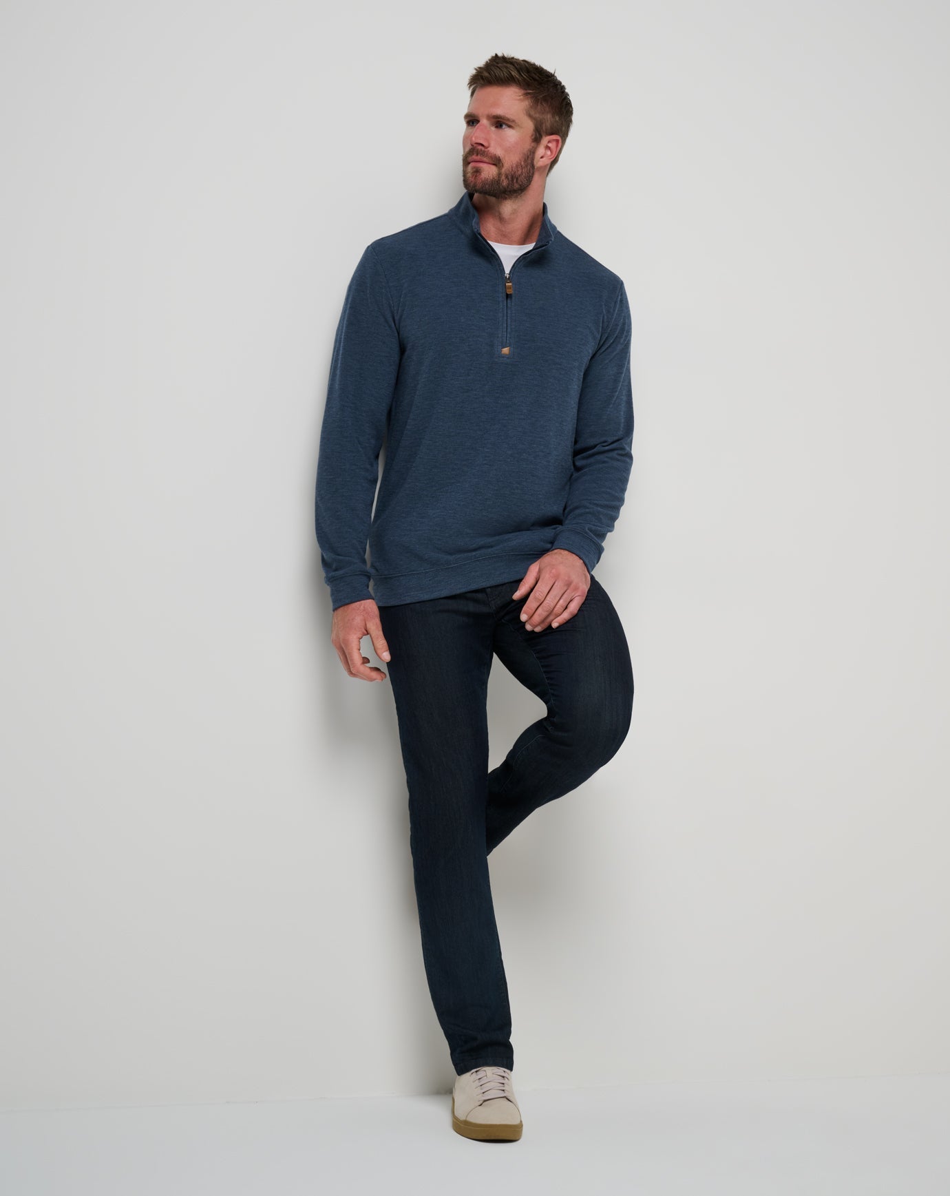 Cloud Sweater Quarter Zip| Travis Mathew