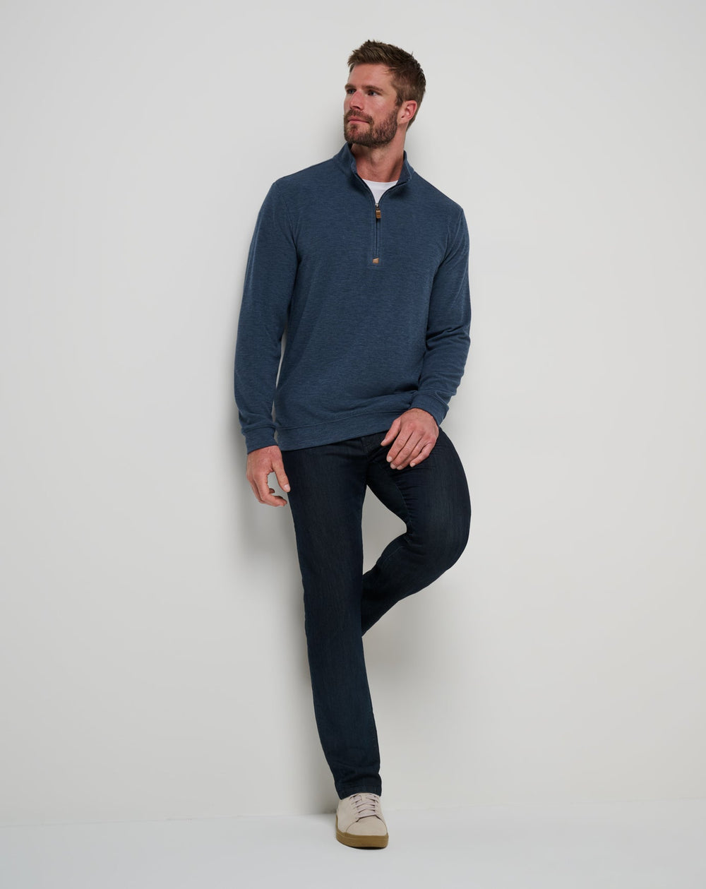 Cloud Sweater Quarter Zip| Travis Mathew