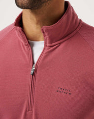 Performance Waffle Quarter Zip| Travis Mathew