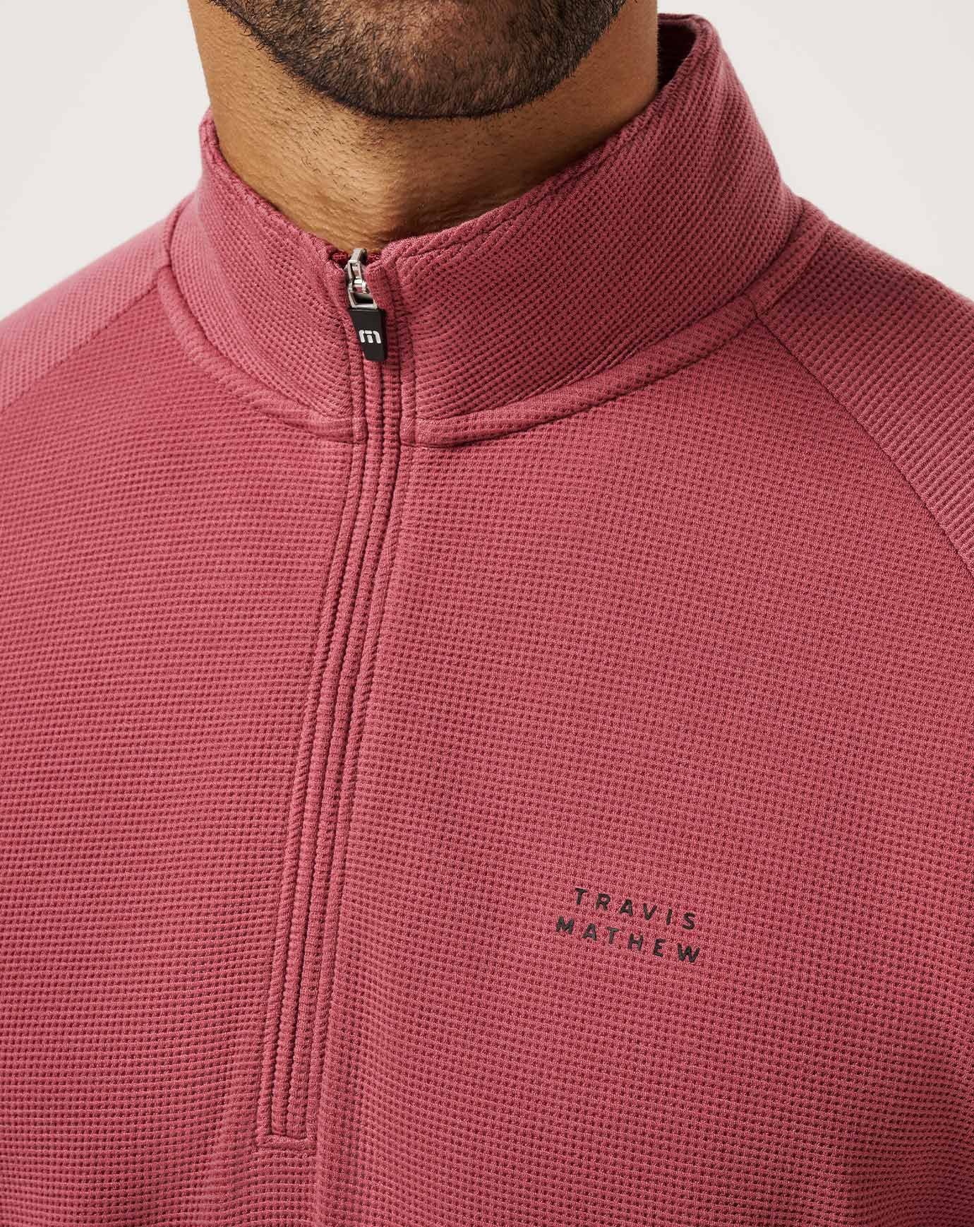 Performance Waffle Quarter Zip| Travis Mathew
