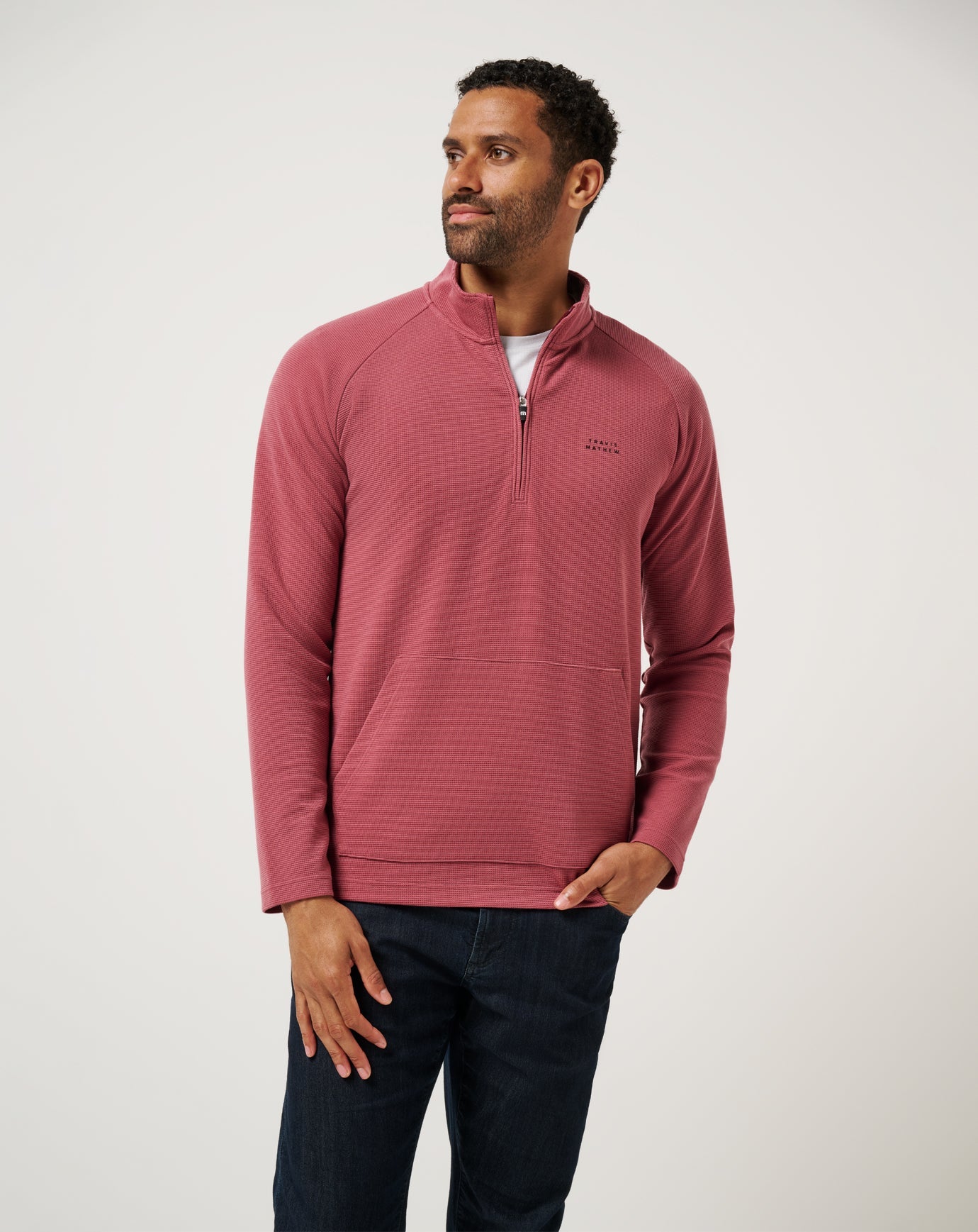 Performance Waffle Quarter Zip| Travis Mathew