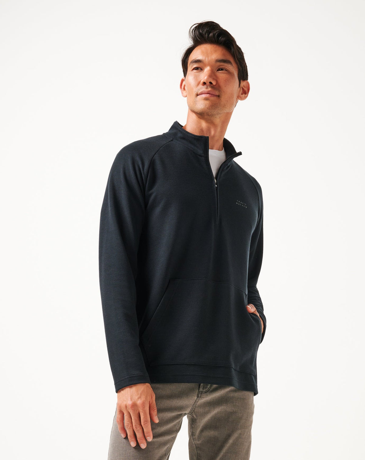 Performance Waffle Quarter Zip| Travis Mathew