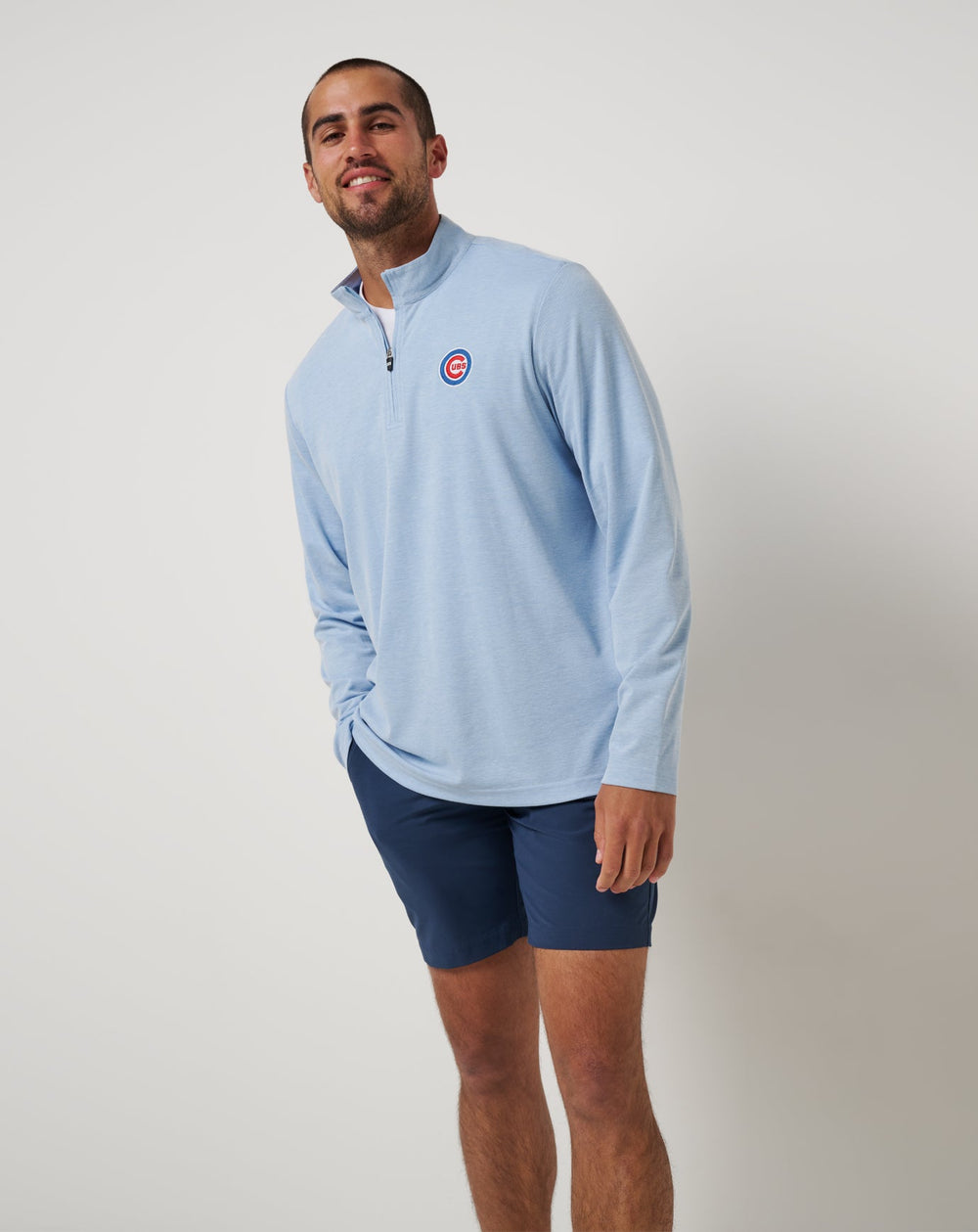 Chicago Cubs Time To Tailgate Quarter Zip| Travis Mathew