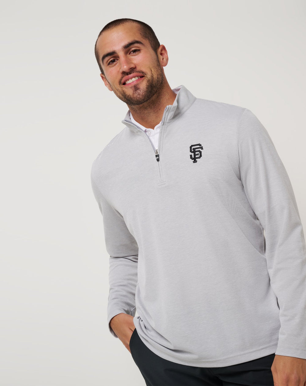 San Francisco Giants Time To Tailgate Quarter Zip| Travis Mathew
