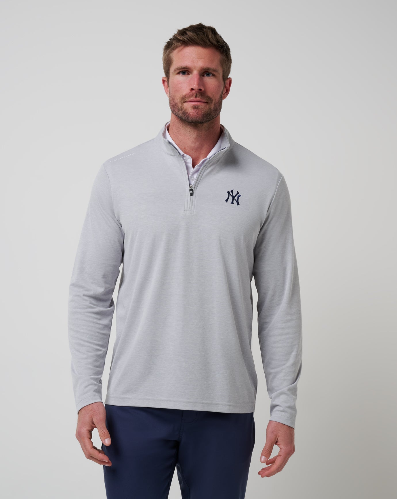 New York Yankees Time To Tailgate Quarter Zip| Travis Mathew