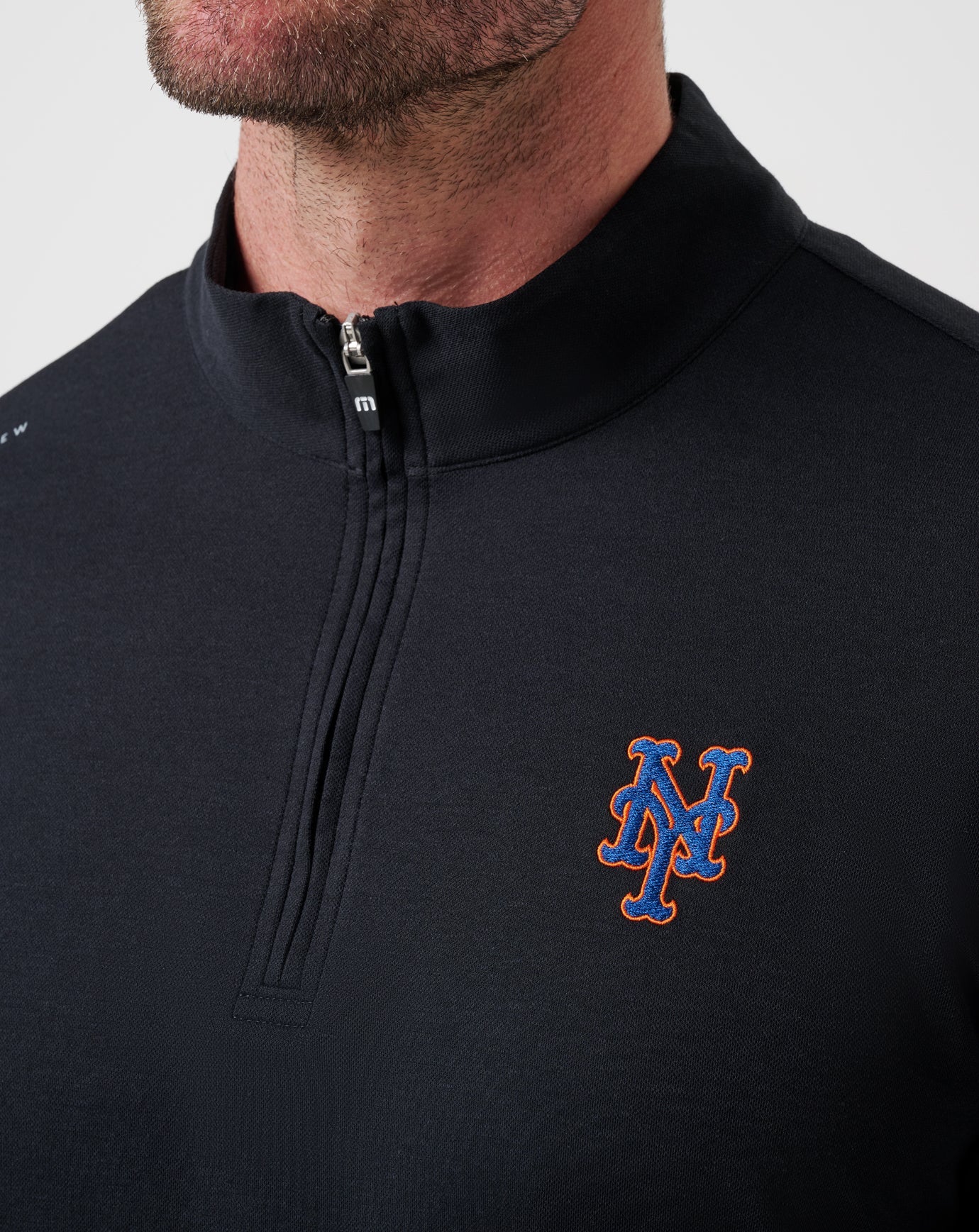 New York Mets Time To Tailgate Quarter Zip| Travis Mathew