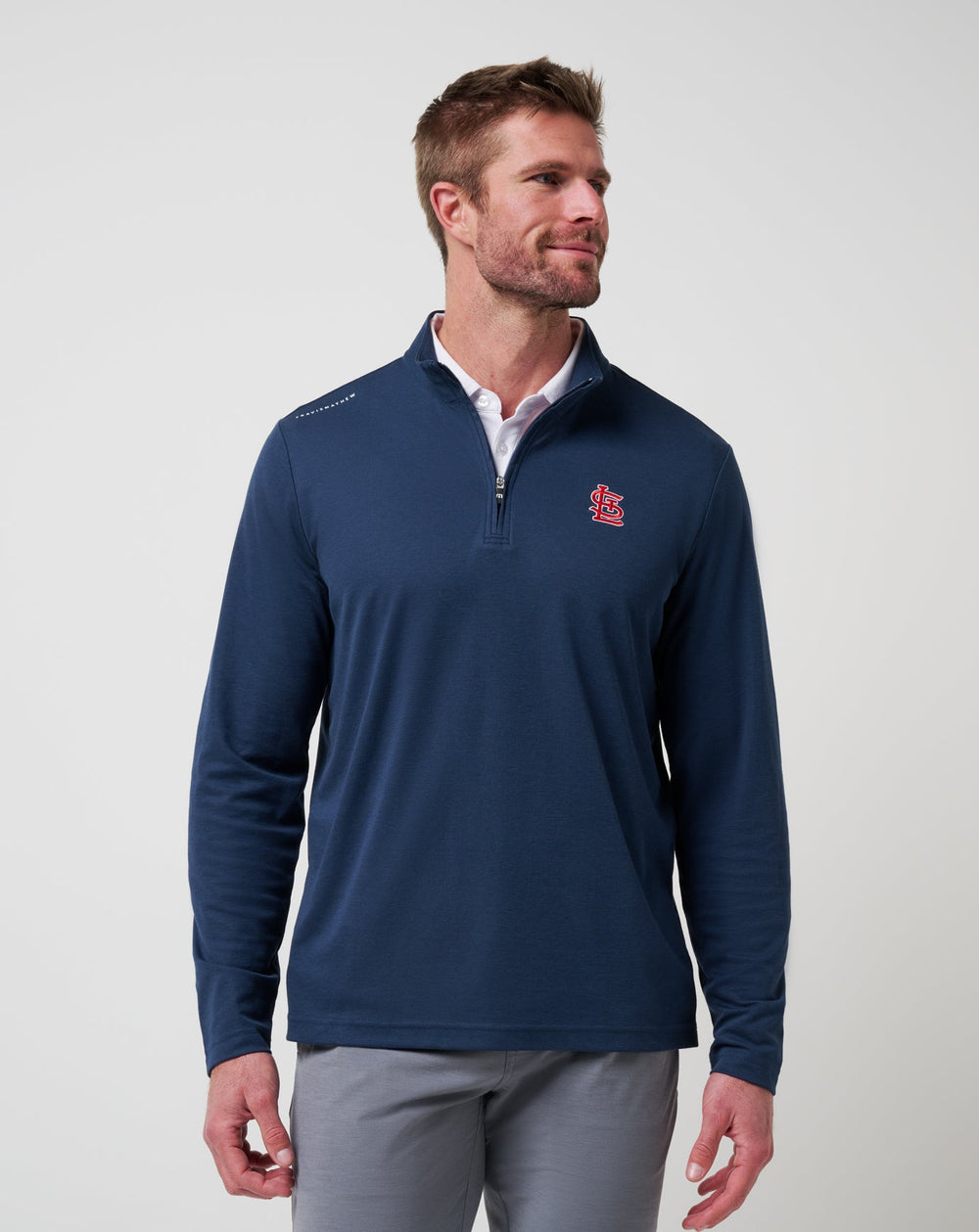 St Louis Cardinals Time To Tailgate Quarter Zip| Travis Mathew