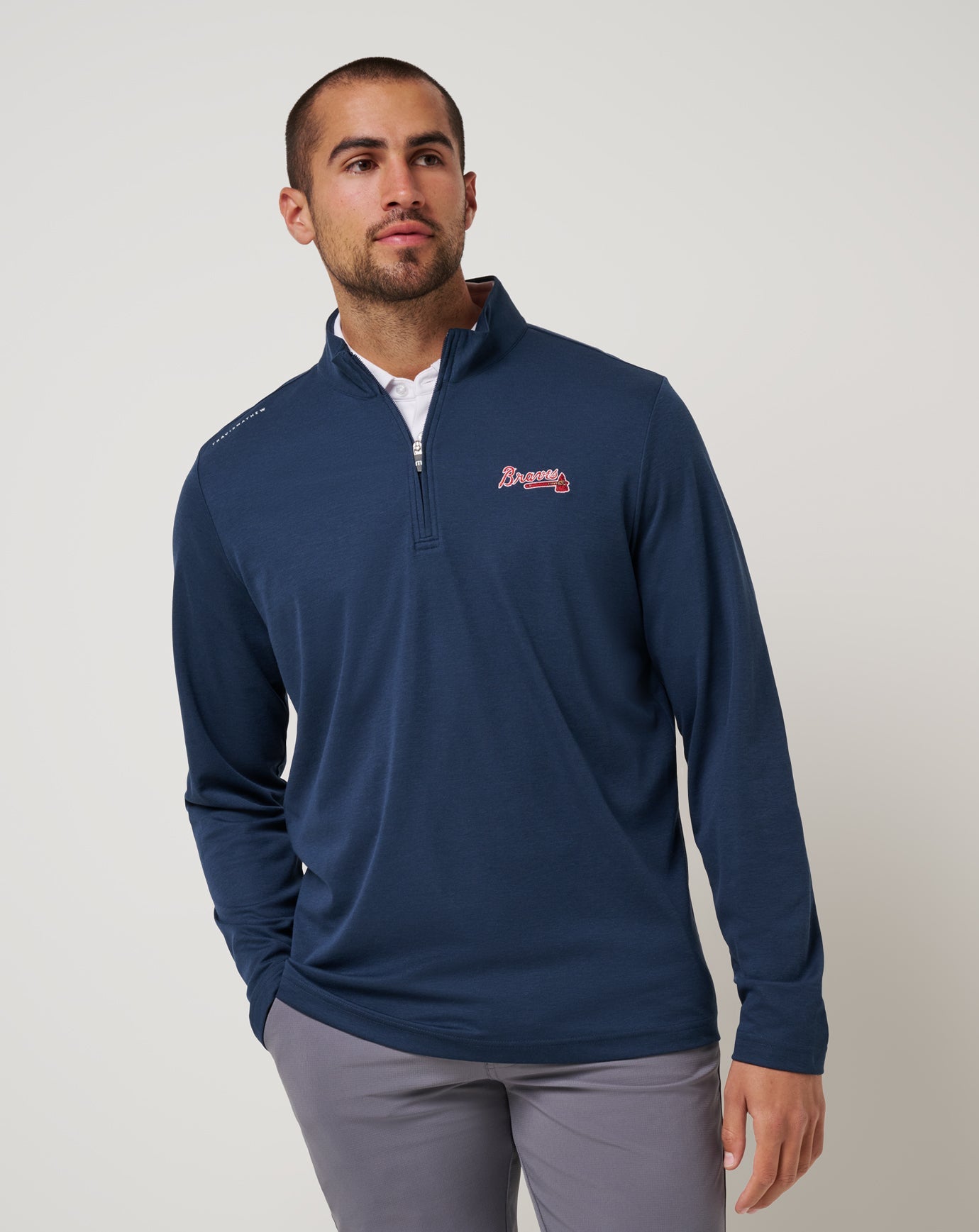 Atlanta Braves Time To Tailgate Quarter Zip| Travis Mathew