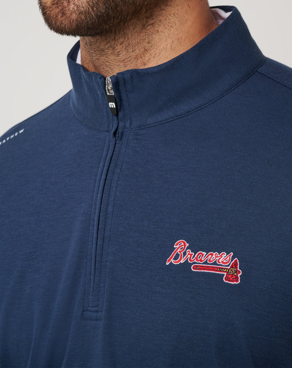 Atlanta Braves Time To Tailgate Quarter Zip| Travis Mathew