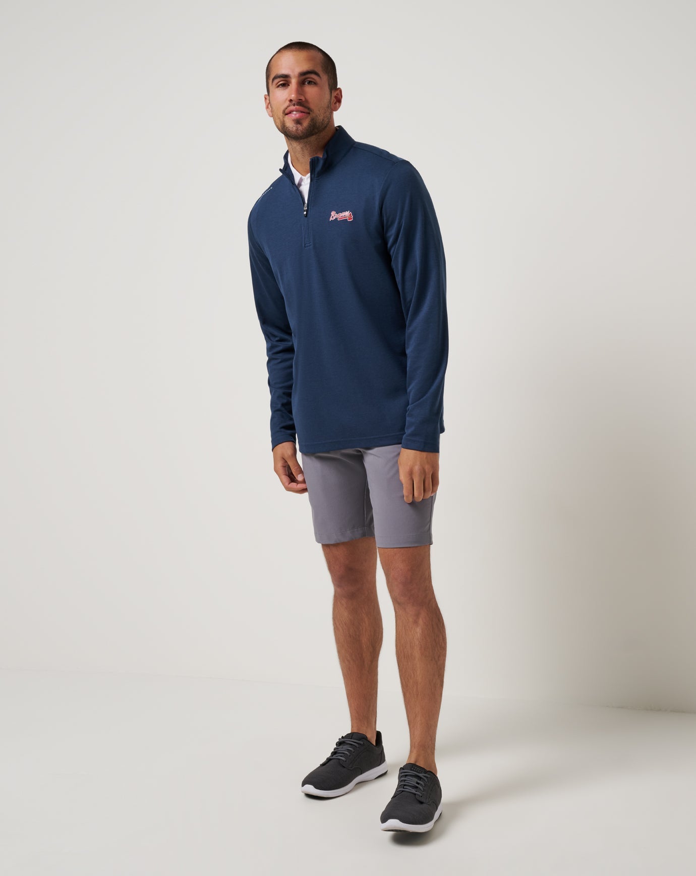 Atlanta Braves Time To Tailgate Quarter Zip| Travis Mathew