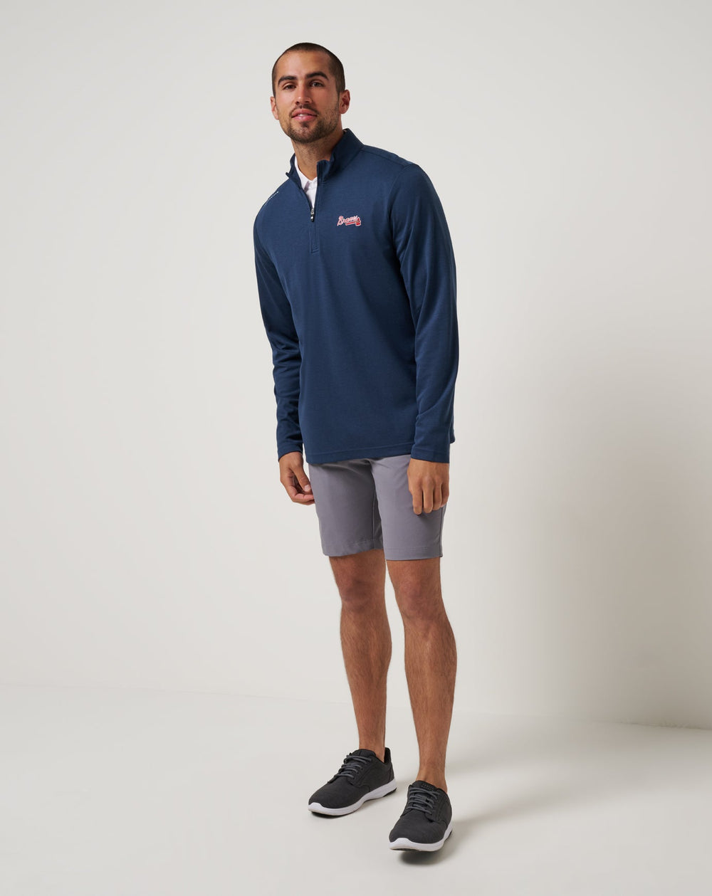 Atlanta Braves Time To Tailgate Quarter Zip| Travis Mathew
