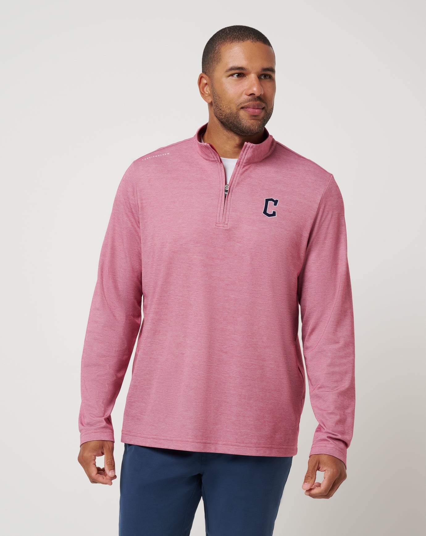 Cleveland Guardians Time To Tailgate Quarter Zip| Travis Mathew