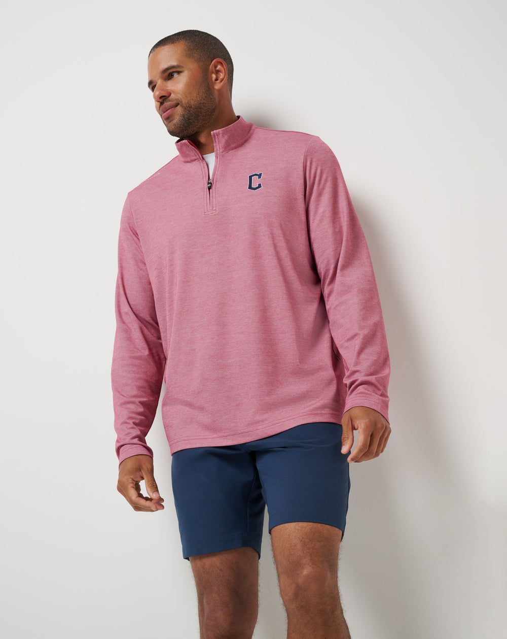 Cleveland Guardians Time To Tailgate Quarter Zip| Travis Mathew