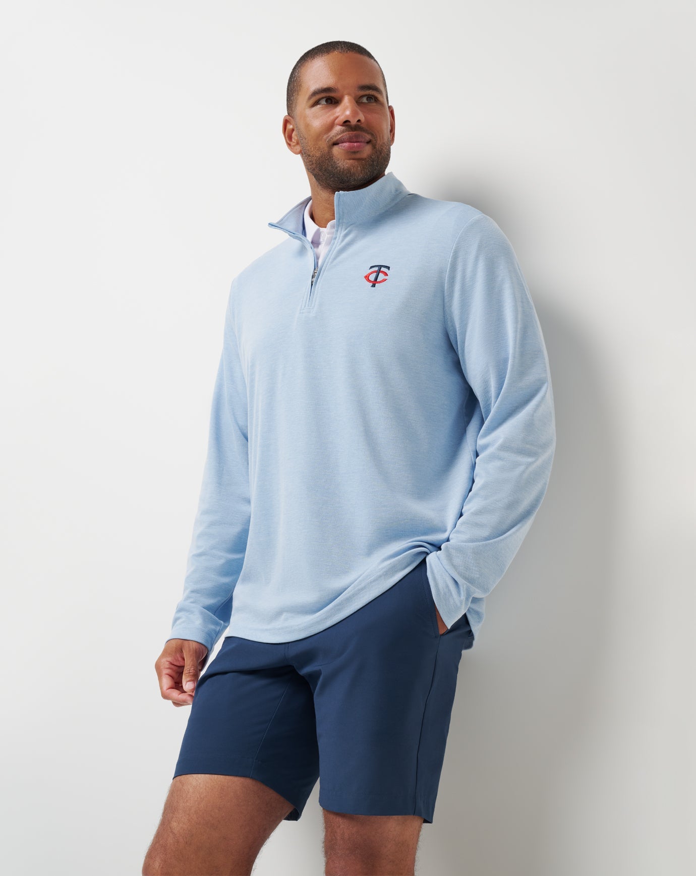 Minnesota Twins Time To Tailgate Quarter Zip| Travis Mathew