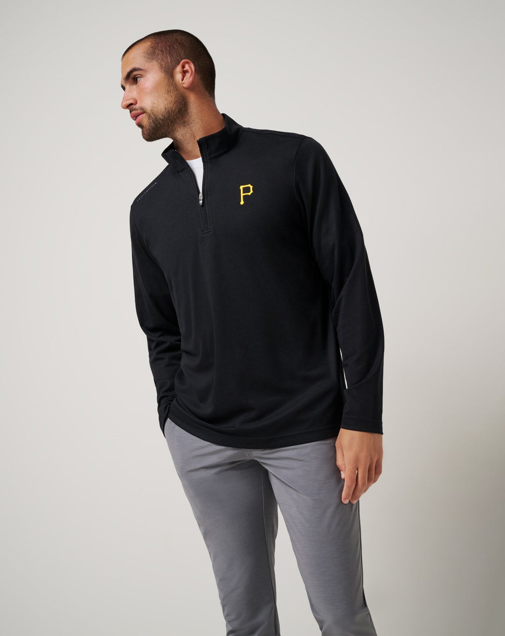 Pittsburgh Pirates Time To Tailgate Quarter Zip| Travis Mathew