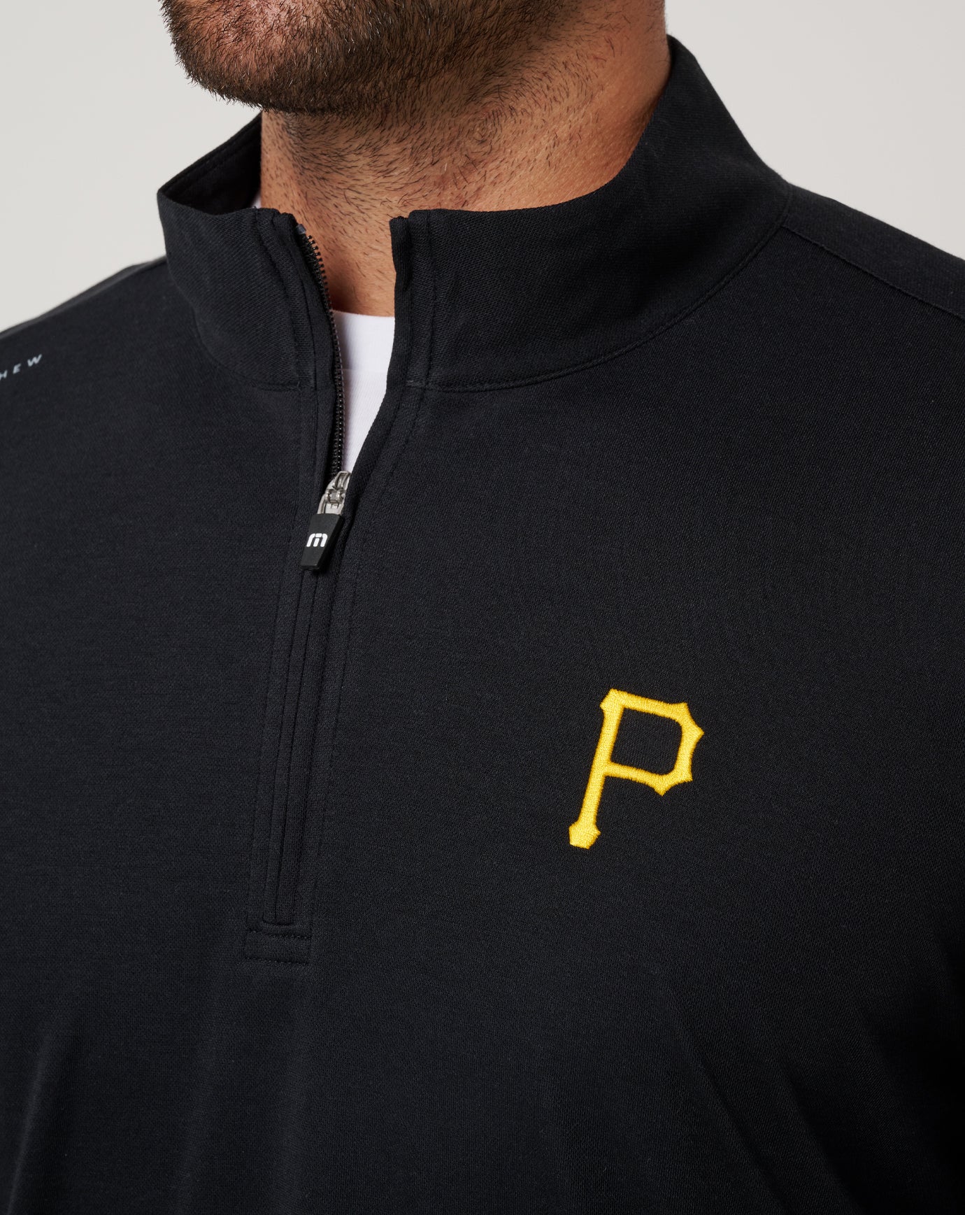 Pittsburgh Pirates Time To Tailgate Quarter Zip| Travis Mathew