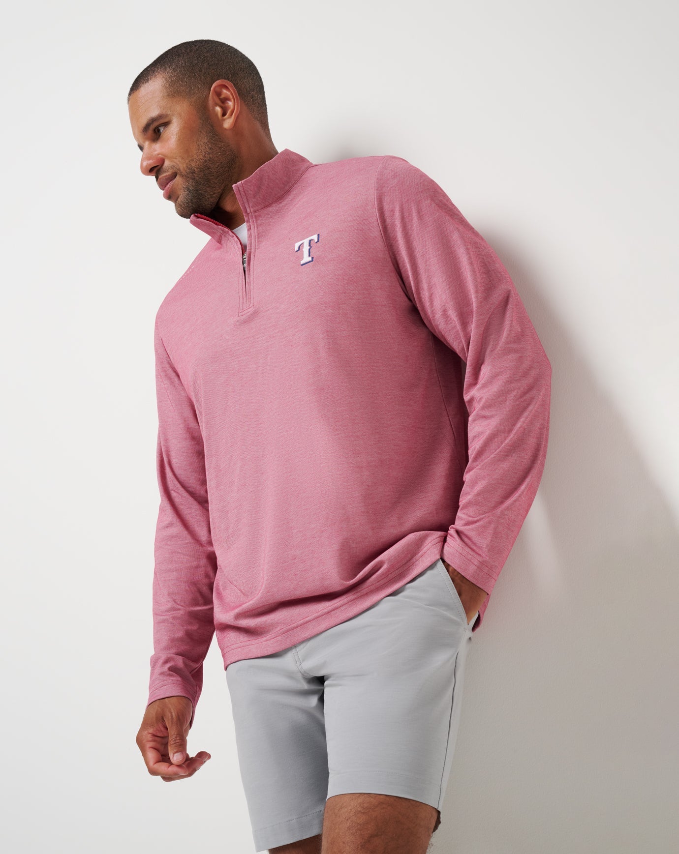 Texas Rangers Time To Tailgate Quarter Zip| Travis Mathew