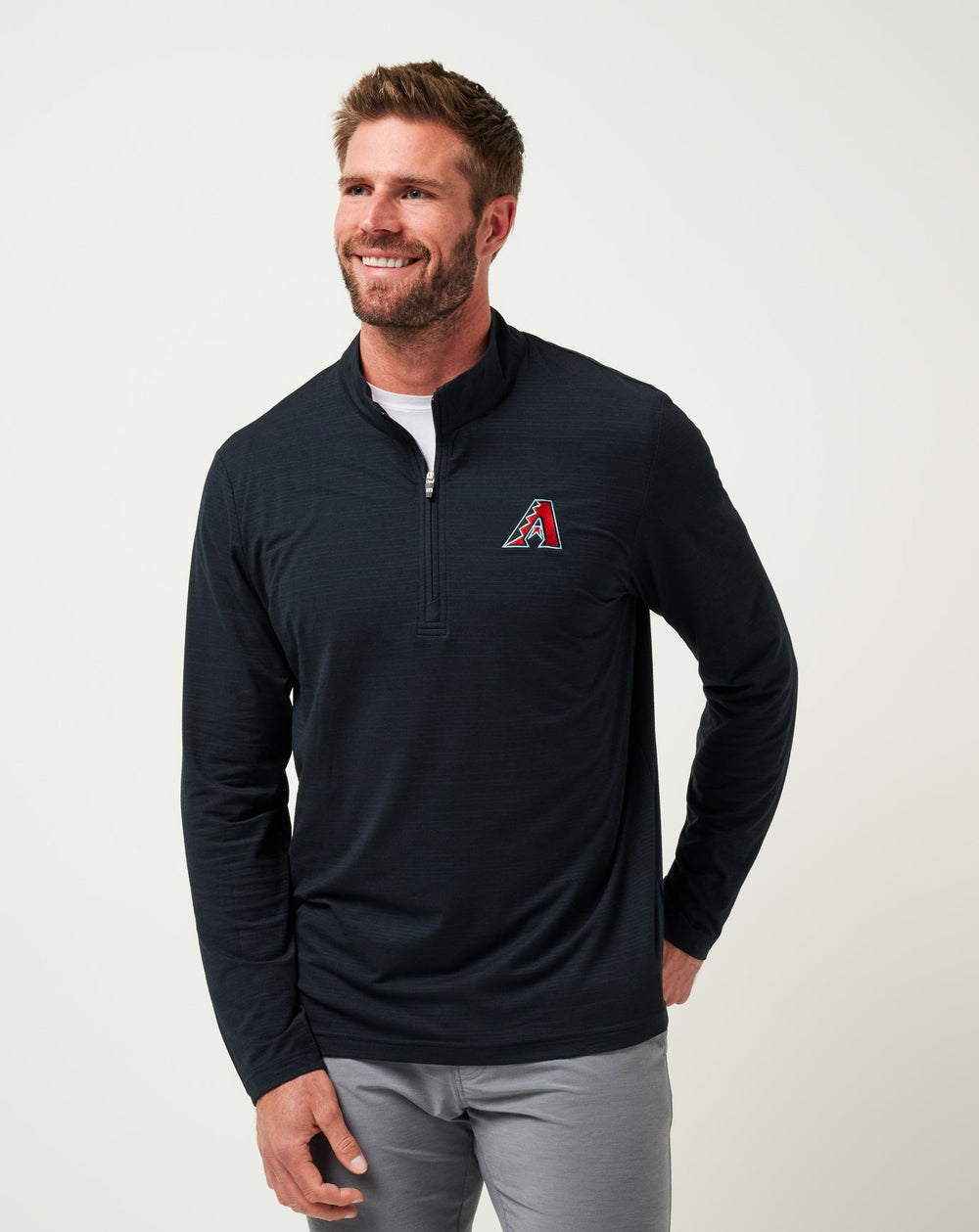 Arizona Diamondbacks The Heater Quarter Zip| Travis Mathew