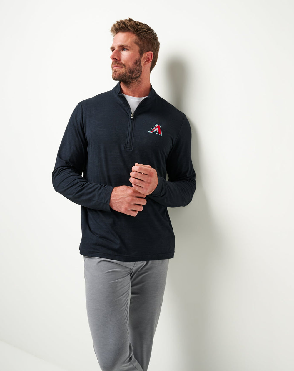 Arizona Diamondbacks The Heater Quarter Zip| Travis Mathew