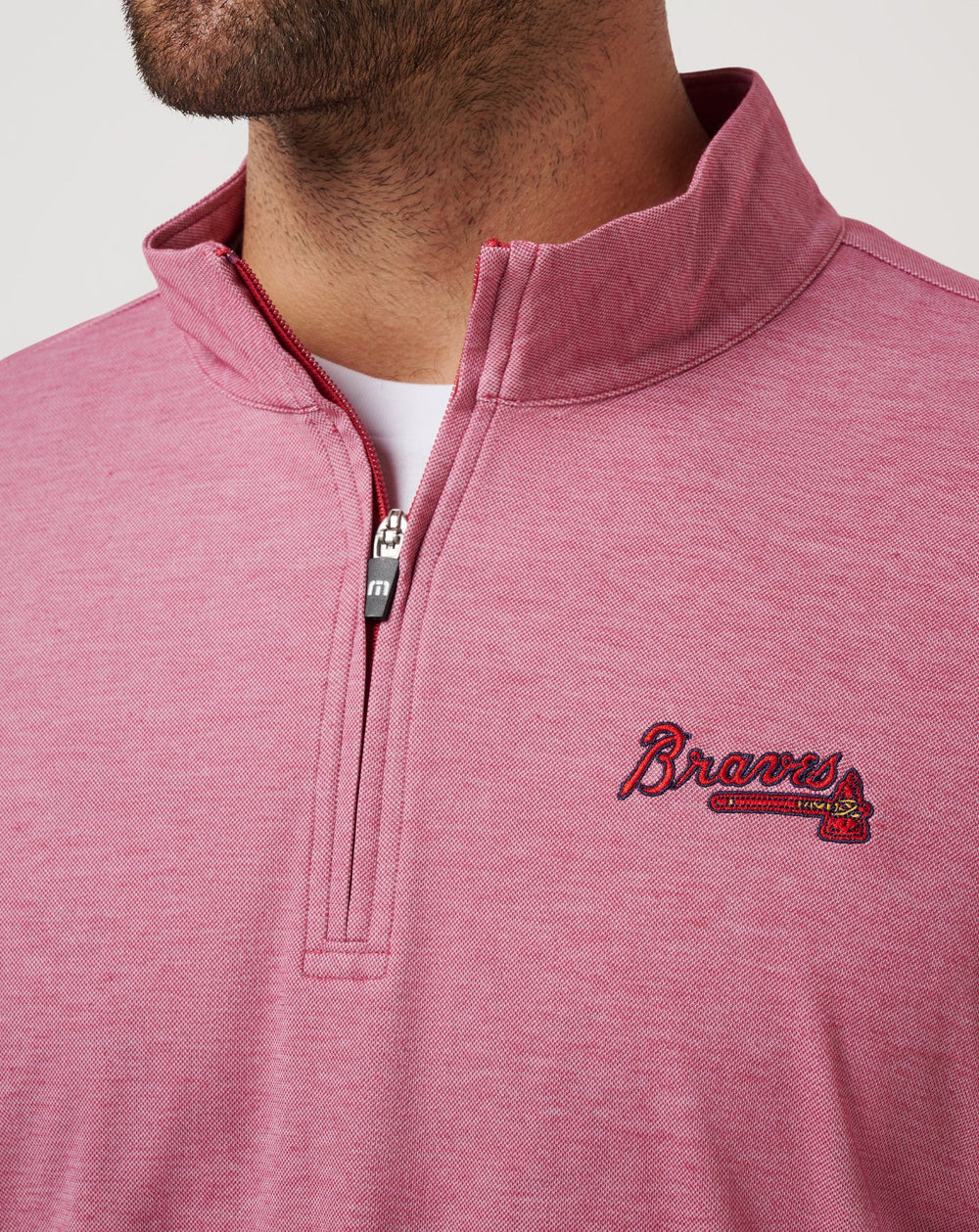 Atlanta Braves Time To Tailgate Quarter Zip| Travis Mathew