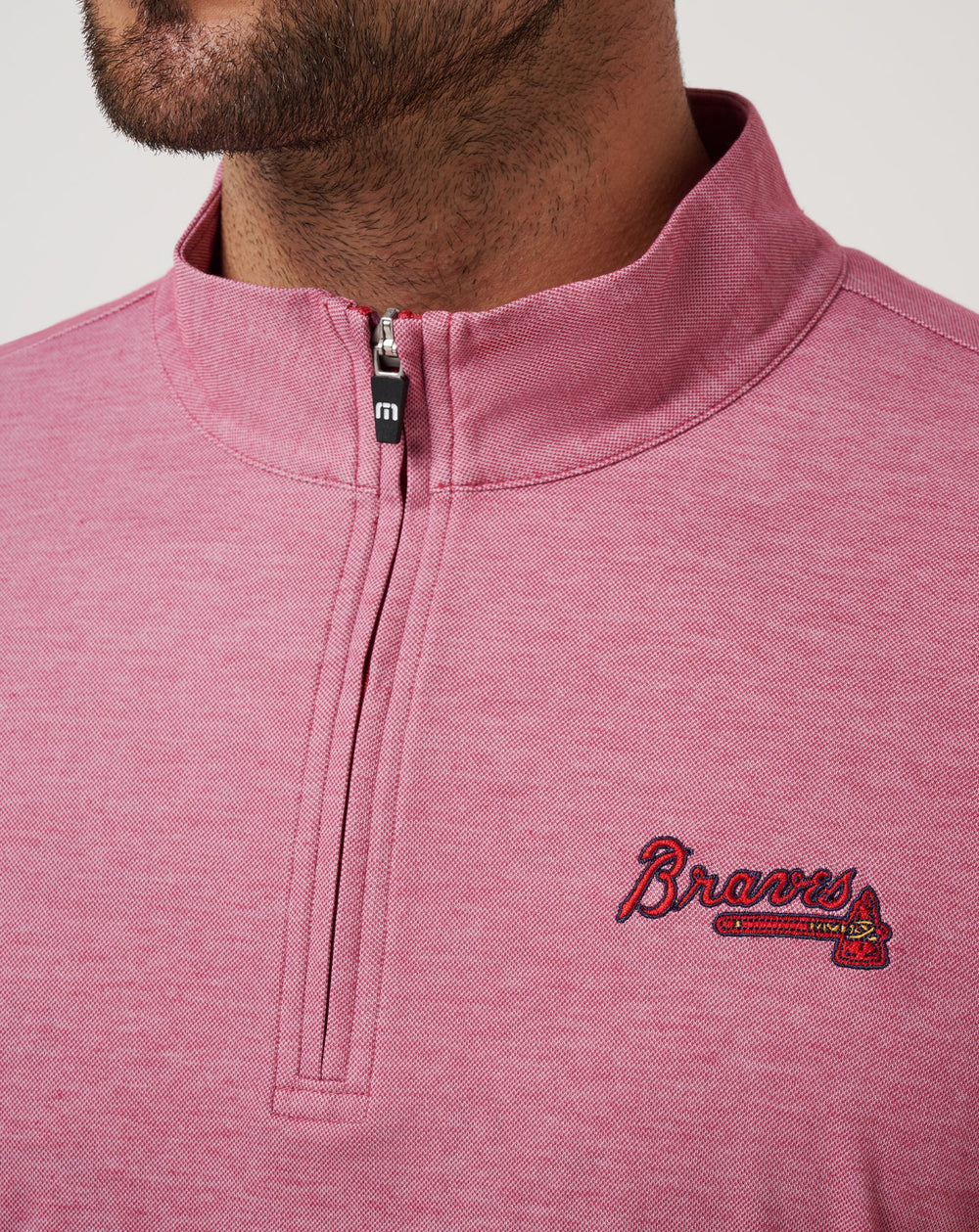 Atlanta Braves Time To Tailgate Quarter Zip| Travis Mathew
