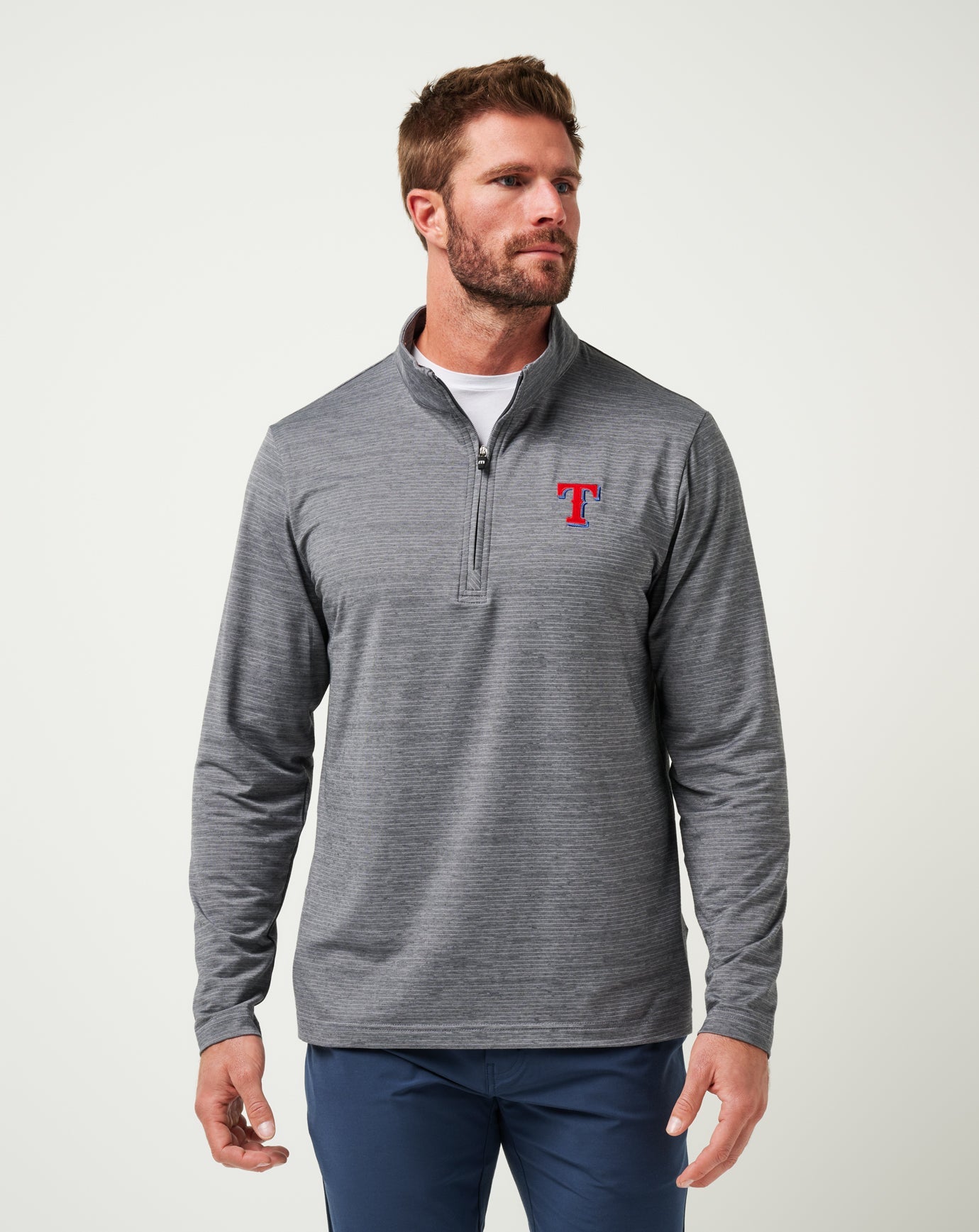 Texas Rangers The Heater Quarter Zip| Travis Mathew