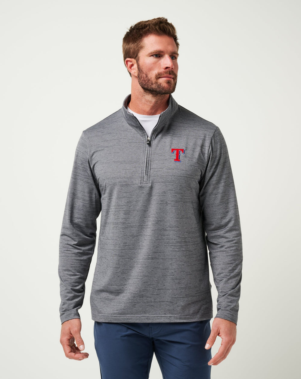 Texas Rangers The Heater Quarter Zip| Travis Mathew
