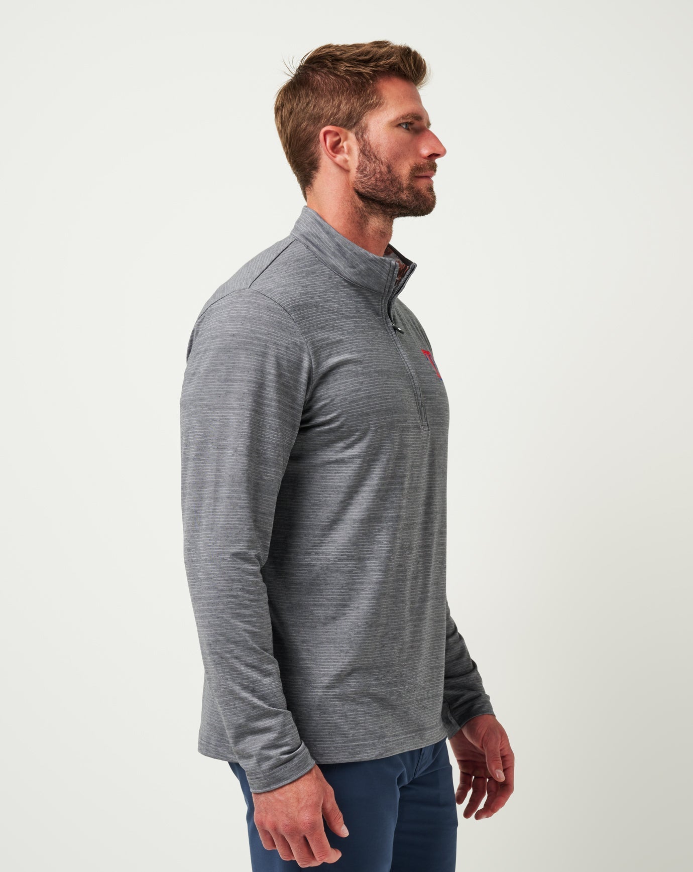 Texas Rangers The Heater Quarter Zip| Travis Mathew
