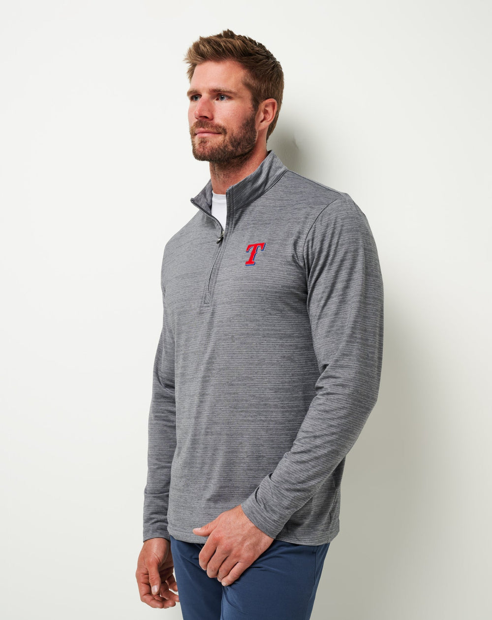 Texas Rangers The Heater Quarter Zip| Travis Mathew