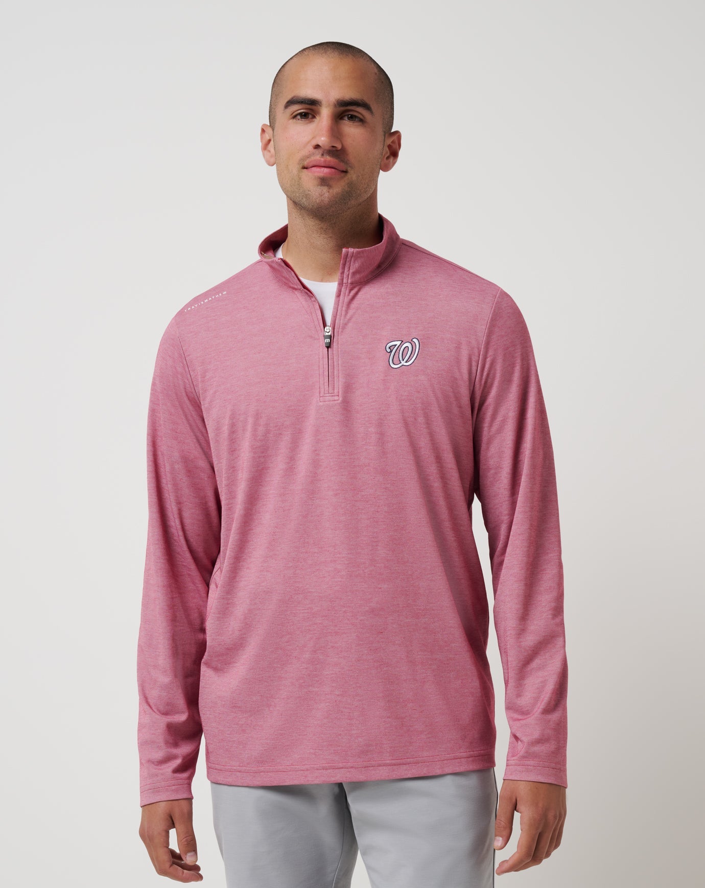 Washington Nationals Time To Tailgate Quarter Zip| Travis Mathew