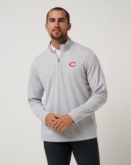 Cincinatti Reds Time To Tailgate Quarter Zip| Travis Mathew