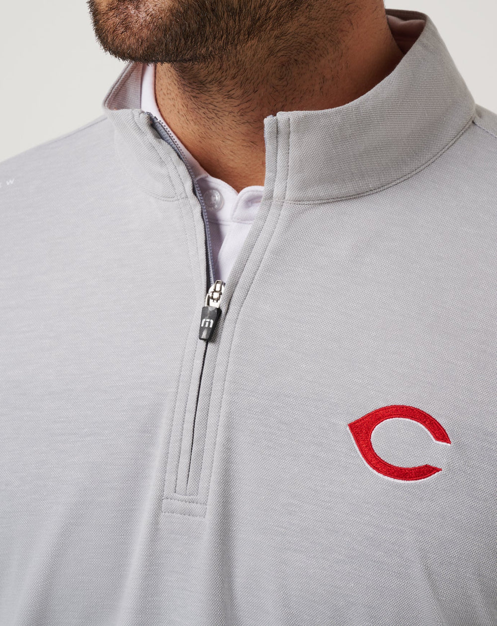 Cincinatti Reds Time To Tailgate Quarter Zip| Travis Mathew