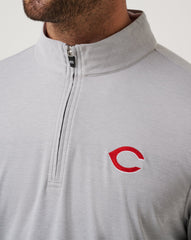 Cincinatti Reds Time To Tailgate Quarter Zip| Travis Mathew