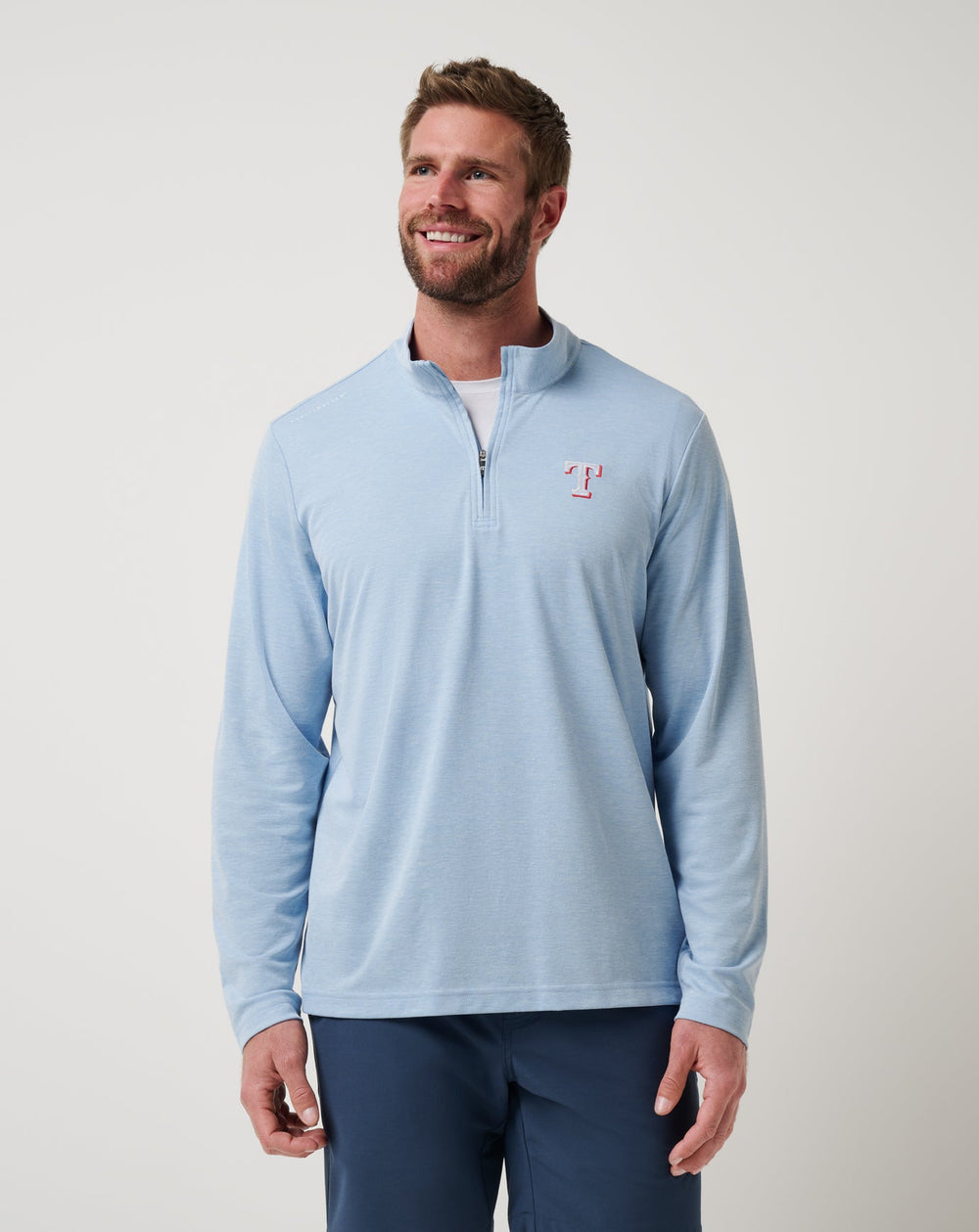 Texas Rangers Time To Tailgate Quarter Zip| Travis Mathew